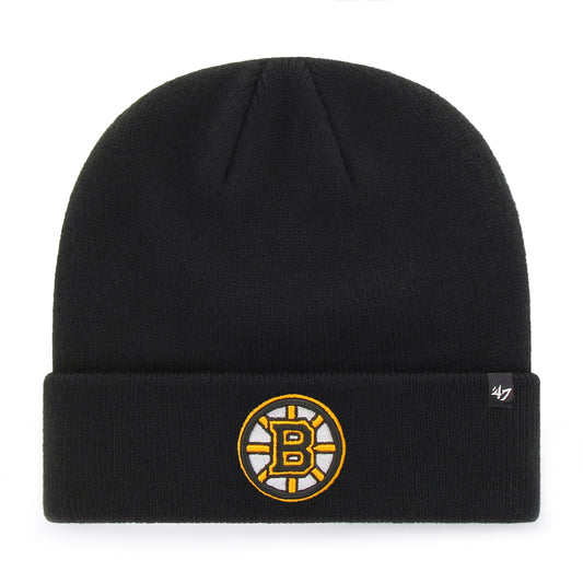 '47 NHL Boston Bruins Raised Cuff Knit - Black