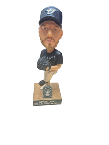 MLB Toronto Blue Jays Roy Halladay 2003 AL Cy Young Award Winner Panasonic Exclusive Bobblehead
