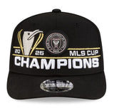 New Era Inter Miami CF 2025 MLS Champions Locker Room 9SEVENTY Stretch Snap Snapback Hat - Black