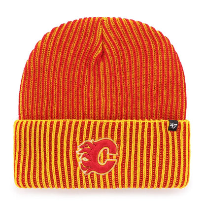 '47 NHL Calgary Flames Cold Snap Cuff Knit - Red/Yellow