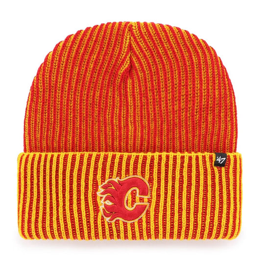 '47 NHL Calgary Flames Cold Snap Cuff Knit - Red/Yellow