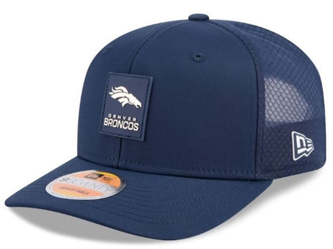 New Era NFL Denver Broncos 2025 Sideline 9SEVENTY Trucker Adjustable Hat - Navy