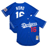 Mitchell & Ness Men's Los Angeles Dodgers Hideo Nomo #10 Authentic 1997 Cooperstown Batting Practice Authentic Jersey