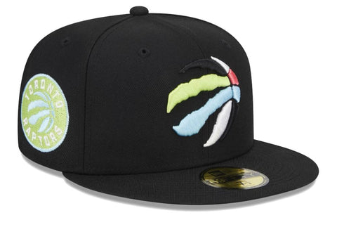 New Era NBA Toronto Raptors Multi-Color Pack 59FIFTY Fitted Hat - Black