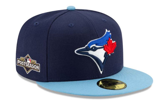 New Era 59FIFTY MLB Toronto Blue Jays 2025 Two Tone Postseason Fitted Hat - Royal/Powder Blue