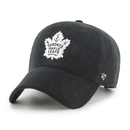 ’47 NHL Toronto Maple Leafs Thick Cord Clean Up Adjustable Hat - Black