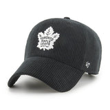 ’47 NHL Toronto Maple Leafs Thick Cord Clean Up Adjustable Hat - Black