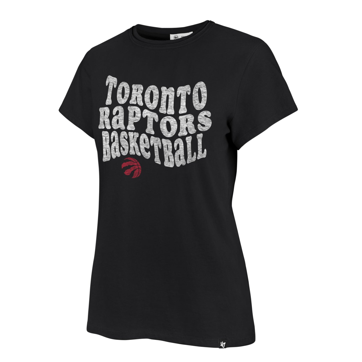 '47 Women's NBA Toronto Raptors Free Spirit Frankie Tee - Black