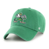 '47 NCAA Notre Dame Irish Fighter Clean Up Adjustable Hat - Green