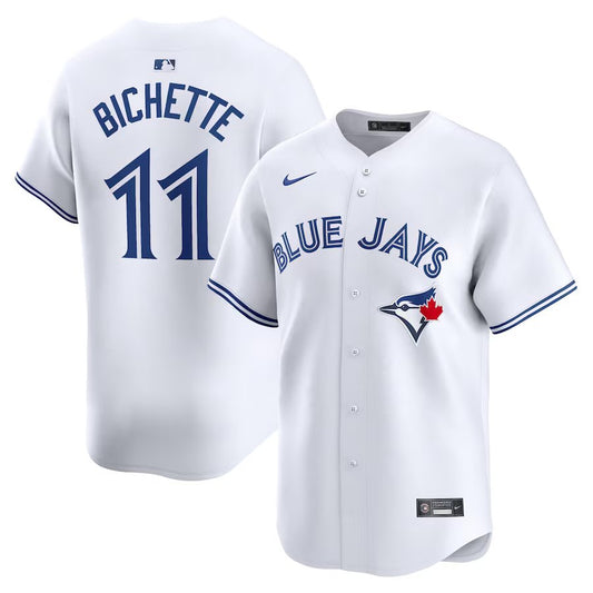 Men's MLB Toronto Blue Jays Bo Bichette Nike White Home 2024 Limited Jersey