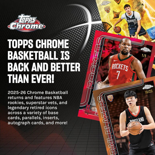 2025/26 Topps Chrome Basketball Value Box