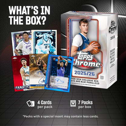 2025/26 Topps Chrome Basketball Value Box