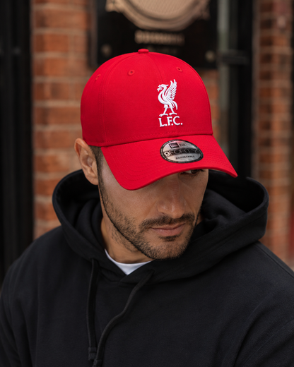 New Era 9FORTY EPL Liverpool FC Adjustable Hat - Scarlet/White