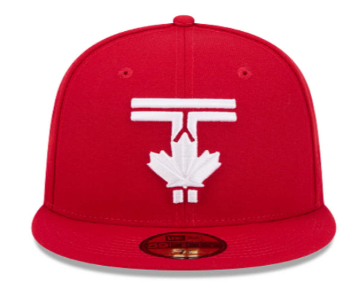 New Era MLB Toronto Blue Jays 2024 City Connect Alternate 59FIFTY Fitted Hat - Red