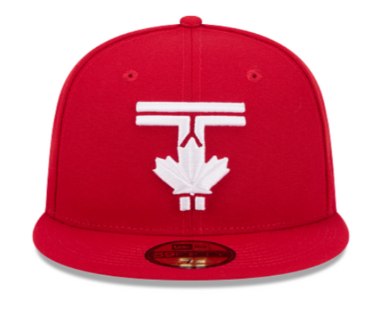 New Era MLB Toronto Blue Jays 2024 City Connect Alternate 59FIFTY Fitted Hat - Red