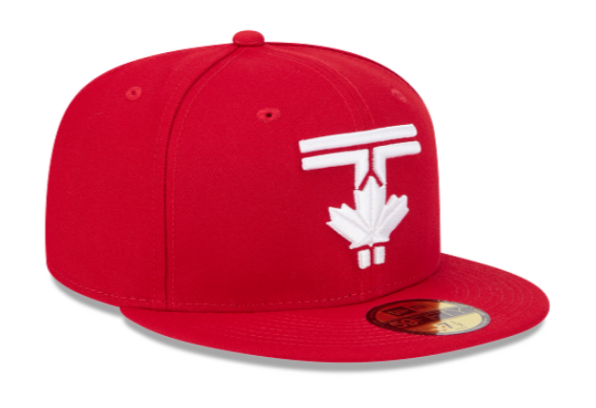New Era MLB Toronto Blue Jays 2024 City Connect Alternate 59FIFTY Fitted Hat - Red