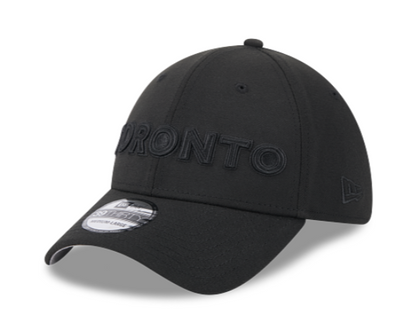 New Era MLB Toronto Blue Jays 2024 City Connect Alternate 39THIRTY Stretch Fit Hat - Black on Black