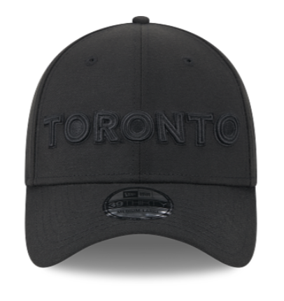 New Era MLB Toronto Blue Jays 2024 City Connect Alternate 39THIRTY Stretch Fit Hat - Black on Black