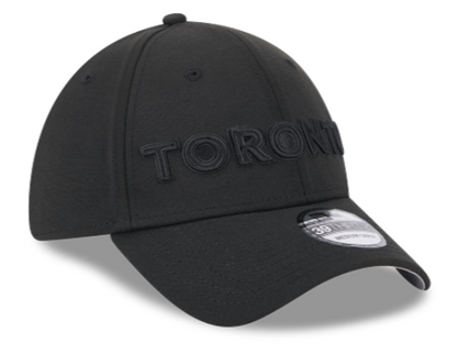 New Era MLB Toronto Blue Jays 2024 City Connect Alternate 39THIRTY Stretch Fit Hat - Black on Black