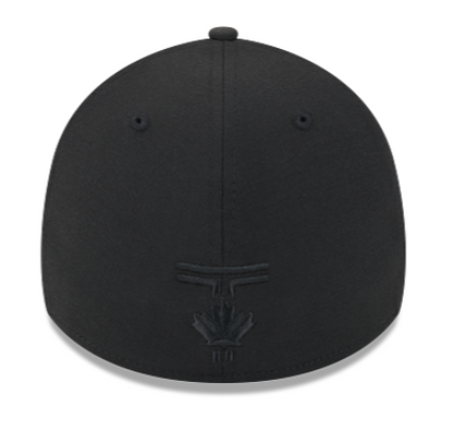 New Era MLB Toronto Blue Jays 2024 City Connect Alternate 39THIRTY Stretch Fit Hat - Black on Black