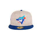 New Era Toronto Blue Jays Worlds Series Cooperstown 59Fifty Fitted Cap Royal Brim Sidepatch