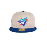New Era Toronto Blue Jays Worlds Series Cooperstown 59Fifty Fitted Cap Royal Brim Sidepatch