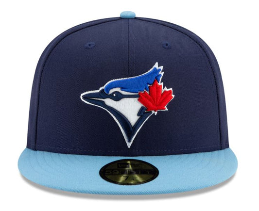 New Era 59FIFTY MLB Toronto Blue Jays 2025 Two Tone Postseason Fitted Hat - Royal/Powder Blue