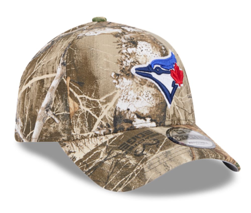 New Era 9FORTY A-Frame MLB Toronto Blue Jays Real Tree Adjustable Hat - Camo