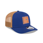New Era MLB Toronto Blue Jays Debossed Logo 9SEVENTY Stretch-Snap Hat - Blue/Brown