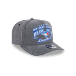 New Era MLB Toronto Blue Jays Washed 9FIFTY A-Frame Adjustable Snapback Hat - Black