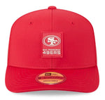 New Era NFL San Francisco 49ers 2025 Sideline 9SEVENTY Trucker Adjustable Hat - Red