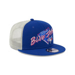 New Era MLB Toronto Blue Jays Glow-in-The-Dark Neon 9FIFTY Trucker Adjustable Snapback Hat - Blue