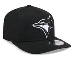 New Era MLB Toronto Blue Jays 9FIFTY A-Frame Adjustable Hat - Black/White
