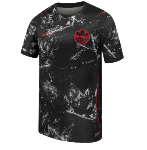 Nike Canada Soccer 2026 World Cup Replica Jersey - Black