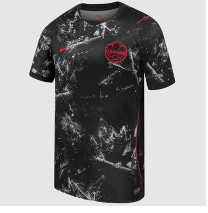 Nike Canada Soccer 2026 World Cup Replica Jersey - Black