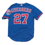 Mitchell & Ness Men's MLB Montreal Expos Vladimir Guerrero #27 Authentic 2002 Cooperstown Batting Practice Button-Up Jersey