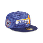 New Era Men's MLB Houston Astros City Connect Fan Pack 59FIFTY Fitted Hat - Blue