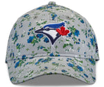 New Era Toddler MLB Toronto Blue Jays Bouquet Junior 9TWENTY Adjustable Hat - Grey