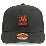 New Era NFL Cincinnati Bengals 2025 Sideline 9SEVENTY Trucker Adjustable Hat - Black