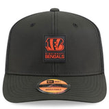 New Era NFL Cincinnati Bengals 2025 Sideline 9SEVENTY Trucker Adjustable Hat - Black