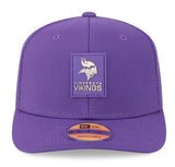 New Era NFL Minnesota Vikings 2025 Sideline 9SEVENTY Trucker Adjustable Hat - Purple