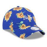 New Era Women's MLB Toronto Blue Jays Sunflower 9TWENTY Adjustable Hat - Blue