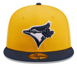 New Era MLB Toronto Blue Jays Two-Tone Color Pack 59FIFTY Fitted Hat - Yellow/Navy