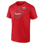Fanatics Men's 2025 Canada 4 Nations Face-Off Primary Logo T-Shirt - Red