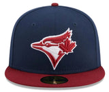 Toronto Blue Jays New Era Two-Tone Color Pack 59FIFTY Fitted Hat - Navy