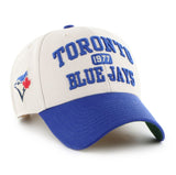 '47 MLB Toronto Blue Jays MVP Broke Line Adjustable Hat - White/Blue