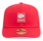 New Era NFL Kansas City Chiefs 2025 Sideline 9SEVENTY Trucker Adjustable Hat - Red
