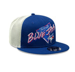 New Era Youth MLB Toronto Blue Jays Glow-in-The-Dark Neon 9FIFTY Trucker Adjustable Snapback Hat - Blue