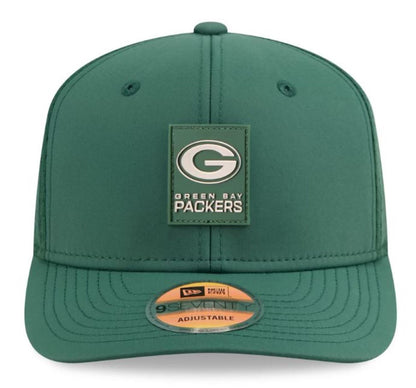 New Era NFL Green Bay Packers 2025 Sideline 9SEVENTY Trucker Adjustable Hat - Green