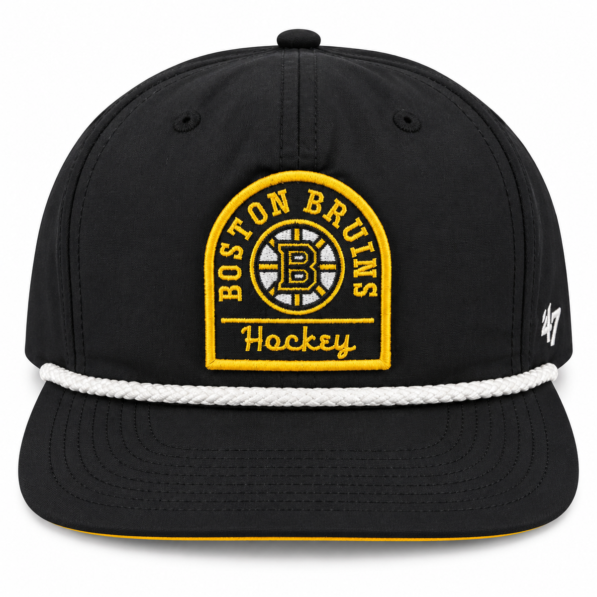 '47 brand boston bruins captain snapback hat- Black